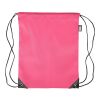 rPET 210D Polyester Rucksack mit Kordelzug Calix Rosa | ohne Werbeanbringung | Nicht verfügbar | Nicht verfügbar
