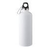Doppelwandige Flasche aus recyceltem Edelstahl (500 ml) Lysandra Weiß | ohne Werbeanbringung | Nicht verfügbar | Nicht verfügbar