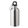 Einwandige Flasche aus recyceltem Edelstahl (400 ml) Sable Silber | ohne Werbeanbringung | Nicht verfügbar | Nicht verfügbar