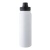 Doppelwandige Flasche aus Edelstahl (800 ml) Zinnia Weiß | ohne Werbeanbringung | Nicht verfügbar | Nicht verfügbar
