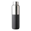 Recycelte doppelwandige Trinkflasche aus Edelstahl (600 ml) Esen Schwarz | ohne Werbeanbringung | Nicht verfügbar | Nicht verfügbar