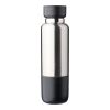 Doppelwandige Edelstahl-Trinkflasche (500 ml) Zev Schwarz | ohne Werbeanbringung | Nicht verfügbar | Nicht verfügbar
