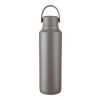 Doppelwandige Edelstahl-Trinkflasche (500 ml) Omari grau | ohne Werbeanbringung | Nicht verfügbar | Nicht verfügbar