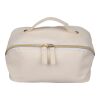 Recycelte PU-Kulturtasche Alon beige | ohne Werbeanbringung | Nicht verfügbar | Nicht verfügbar