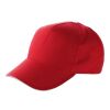 Baseball-Cap 'Dallas' aus Baumwolle Rot | ohne Werbeanbringung | Nicht verfügbar | Nicht verfügbar