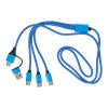 Ladekabel Hexa | 6-in-1 Kobaltblau