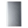 Powerbank 'Blogger' aus Kunststoff Silber