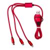 Nylon-Ladekabel Leif Rot