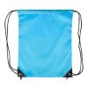210D Polyester Kordelzug Rucksack Isolde Hellblau