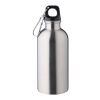 Einwandige Flasche aus recyceltem Edelstahl (400 ml) Sable Silber