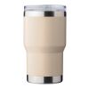 Recycelter Edelstahl-Reisebecher (350 ml) Ayen beige