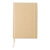 Notizbuch aus recyceltem Papier (A5) Gianni beige | ohne Werbeanbringung | Nicht verfügbar | Nicht verfügbar
