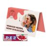 Werbekarte Visitenkartenformat PEZ Kirsche