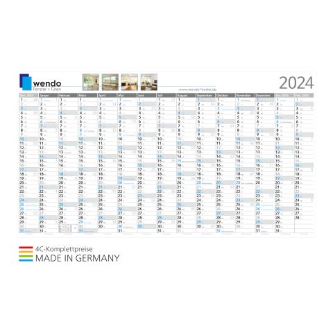 Wandkalender Horizont bestseller XL | 4C-Quality Offset inkl. | blau