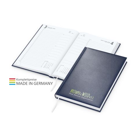 Buchkalender Advance Bestseller inkl. Siebdruck-Digital marineblau | ohne Werbeanbringung