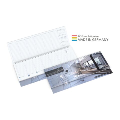 Tisch-Querkalender Compact Bestseller bunt-blau | ohne Werbeanbringung | ohne Werbeanbringung