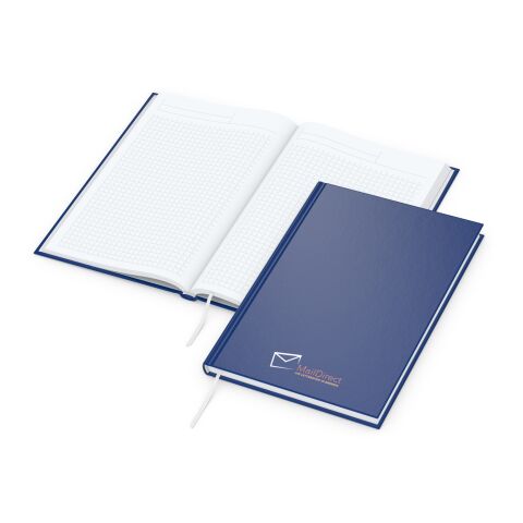 Notizbuch Note-Book Bestseller inkl. Siebdruck-Digital Marineblau | A5 | 2-farbiger Siebdruck-Digital