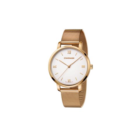 Wenger Metropolitan Donnissima Gold Uhr ohne Werbeanbringung