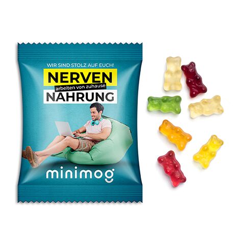 Gummibärchen im Werbetütchen