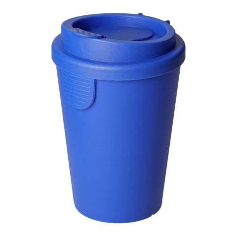 Werbeartikel Trinkbecher "Turin" mit Deckel – trend-blau PS – mit Logo bedruckt