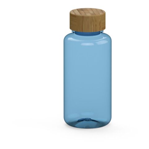 Werbeartikel Trinkflasche "Natural", 700 ml – trend-blau PS – mit Logo bedruckt