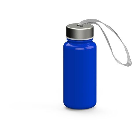 Werbeartikel Trinkflasche "Pure", 400 ml – trend-blau PS – mit Logo bedruckt