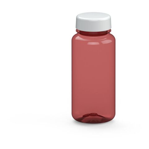 Werbeartikel Trinkflasche "Refresh", 400 ml – rot – mit Logo bedruckt