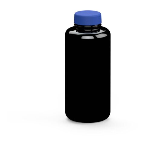 Werbeartikel Trinkflasche "Refresh", 1,0 l – schwarz – mit Logo bedruckt