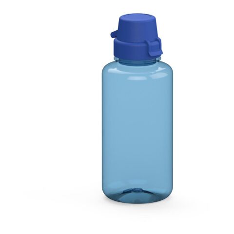 Werbeartikel Trinkflasche "School", 700 ml – trend-blau PS – mit Logo bedruckt