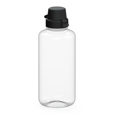 Werbeartikel Trinkflasche "School", 1,0 l – weiss – mit Logo bedruckt