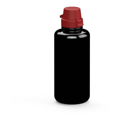 Werbeartikel Trinkflasche School 1 Liter aus Tritan™ geschmacksneutral 1000ml grosse Öffnung – schwarz – mit Logo bedruckt