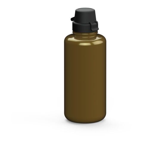 Werbeartikel Trinkflasche School 1 Liter aus Tritan™ geschmacksneutral 1000ml grosse Öffnung – gold – mit Logo bedruckt
