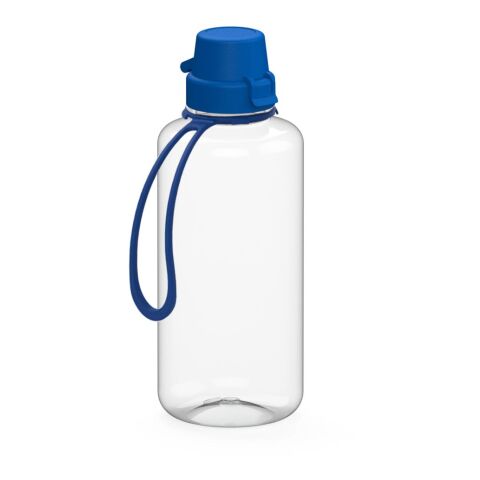 Trinkflasche &quot;School&quot;, 1,0 l, inkl. Strap transparent | ohne Werbeanbringung | Nicht verfügbar | Nicht verfügbar