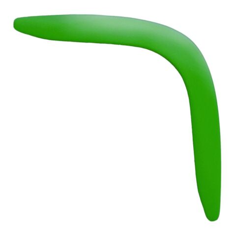 Werbeartikel Bumerang "Mini" – grasgrün – mit Logo bedruckt