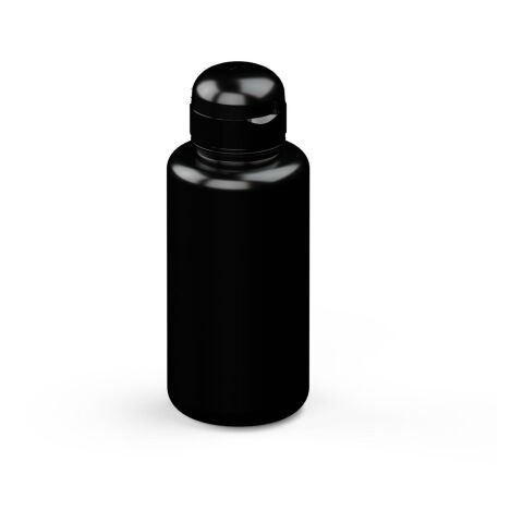 Werbeartikel Tritan Sport Trinkflasche 700 ml Sports kindgerechter Verschluss auslaufsicher BPA-frei – schwarz – mit Logo bedruckt