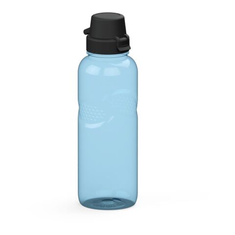 Werbeartikel Tritan Kinder Trinkflasche 700 ml Carve School Griffmulden kindgerechter Verschluss BPA-frei auslaufsicher – trend-blau PS – mit Logo