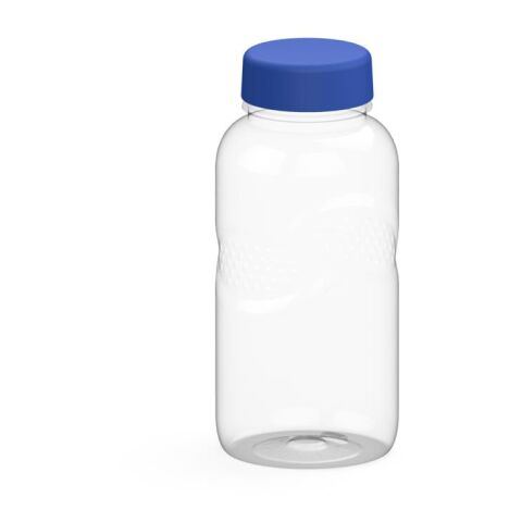 Werbeartikel Carve Refresh 500ml Trinkflasche Tritan™ kohlensäuregeeignet mit Griffmulden & Weithals-Öffnung auslaufsicher – weiss – mit Logo bedruckt