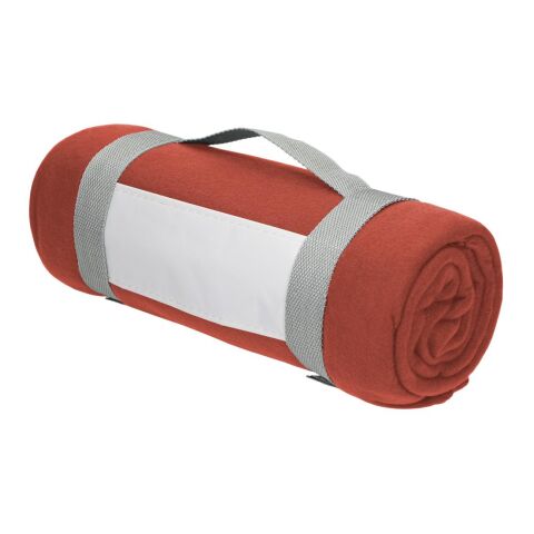 Fleecedecke "Basic", 150x120 cm rot