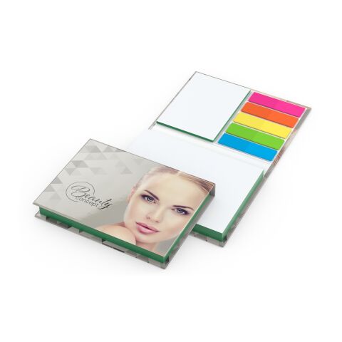 Haftnotiz-Set Prag Bookcover White Bestseller, 100/25 Blatt, Farbschnitt