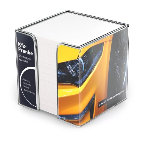 Notizzettel-Box Memo-Box Kunststoff Bunt | 4C-Quality
