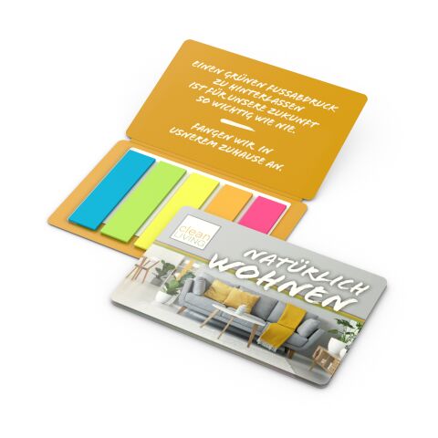 Haftmarker-Set Multi-Card Papiermarker Recycling, mikroperforierter Umschlag Bunt | ohne Werbeanbringung | ohne Werbeanbringung