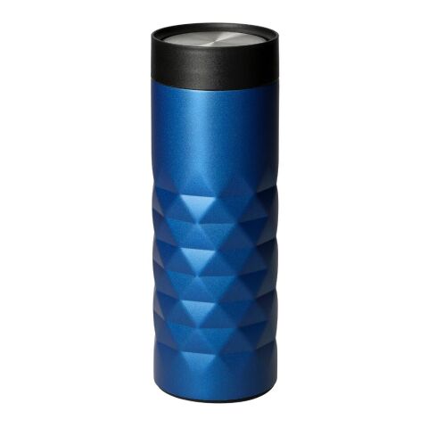 Werbeartikel Thermobecher "Diamond 360" – trend-blau PS – mit Logo bedruckt