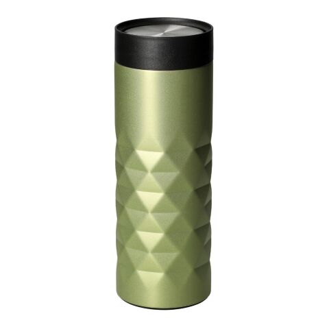 Werbeartikel Thermobecher "Diamond 360" – grasgrün – mit Logo bedruckt