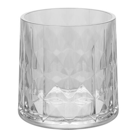 Werbeartikel TRIVEO 300 ml Tumbler Trinkglas Whiskyglas Tritan™ RENEW bruchsicher Made in Germany mit Eichstric – weiss – mit Logo bedruckt