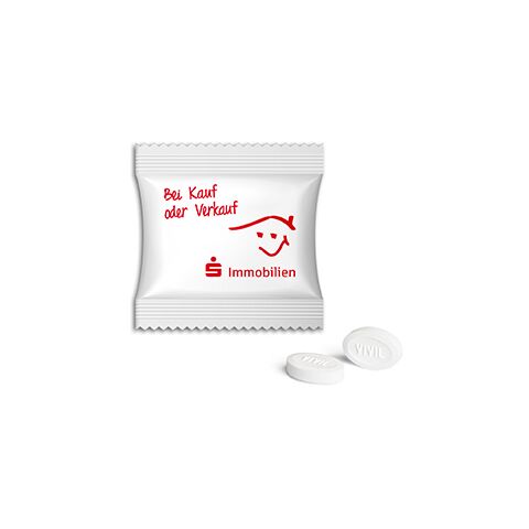 Vivil DoubleMint weiß | 2-farbiger Flexodruck | Standard-Folie