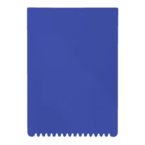 Werbeartikel Eiskratzer "Rechteck" – trend-blau PS – mit Logo bedruckt