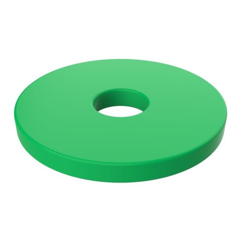 Werbeartikel Einkaufswagenchip "1 Euro" – grasgrün – mit Logo bedruckt