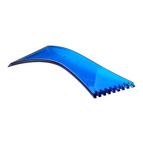 Werbeartikel Eiskratzer "Ergonomic" – trend-blau PS – mit Logo bedruckt