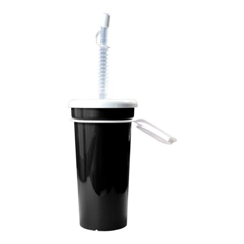Werbeartikel Trinkbecher "Take Away" 0,5 l – schwarz – mit Logo bedruckt