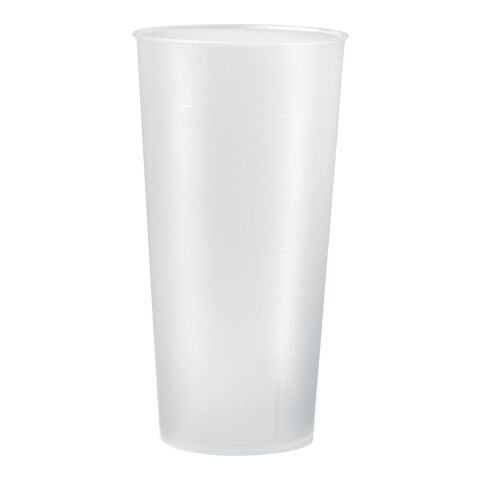Trinkbecher &quot;Mehrweg&quot; 0,5 l transparent milchig | ohne Werbeanbringung | Nicht verfügbar | Nicht verfügbar